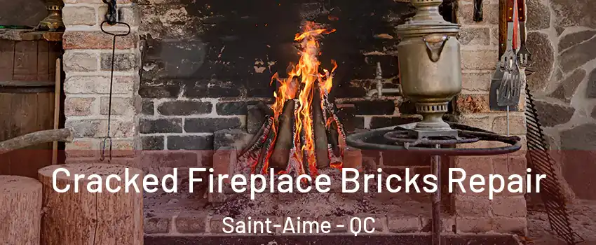  Cracked Fireplace Bricks Repair Saint-Aime - QC