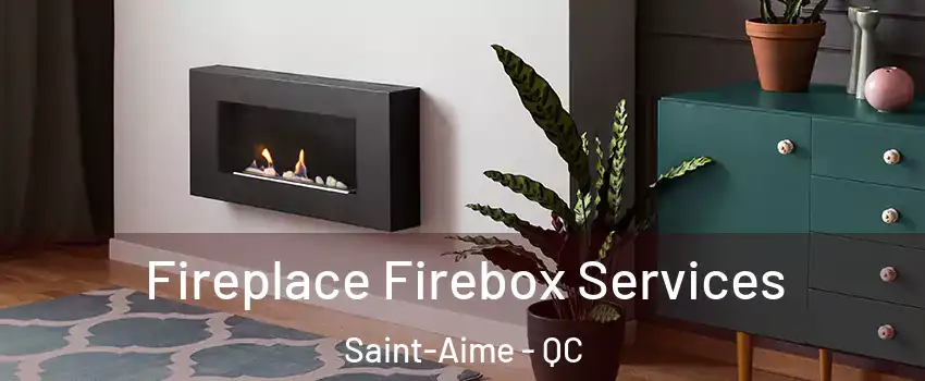  Fireplace Firebox Services Saint-Aime - QC