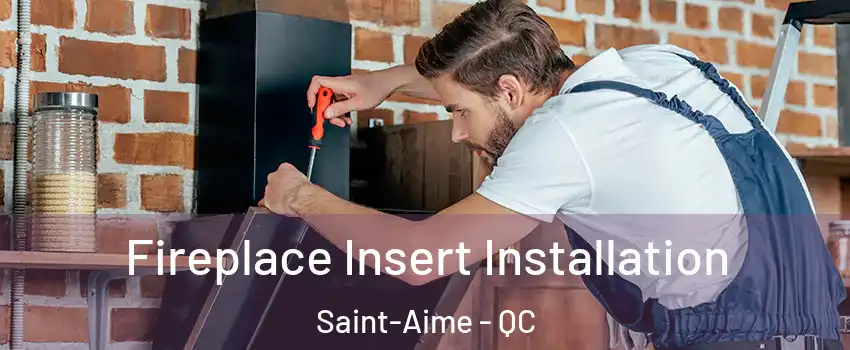  Fireplace Insert Installation Saint-Aime - QC