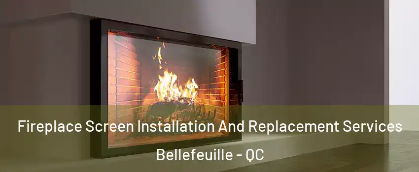 Fireplace Screen Installation And Replacement Services Bellefeuille - QC