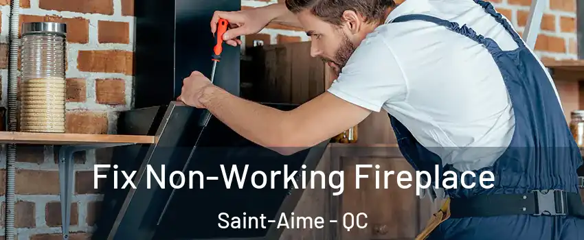  Fix Non-Working Fireplace Saint-Aime - QC