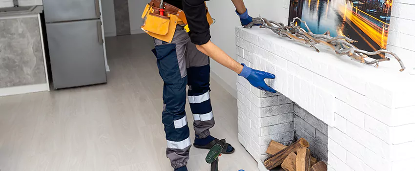 Outdoor Fireplace Restoration in Saint Jerome, Quebec