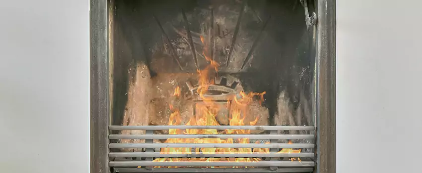 Travis Industries Linear Gas Fireplace Installation in Saint Jerome, Quebec