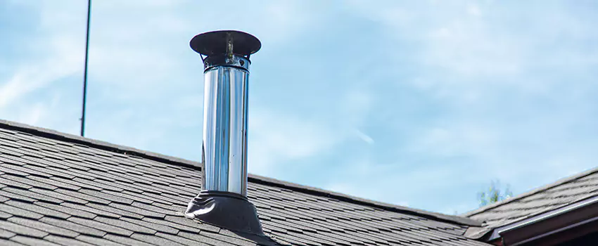 Outdoor Metal Chimney Installation in Saint Jerome, Quebec