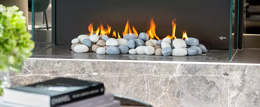 Double-Height Fireplace Design Refurbishment in Saint Jerome, Quebec
