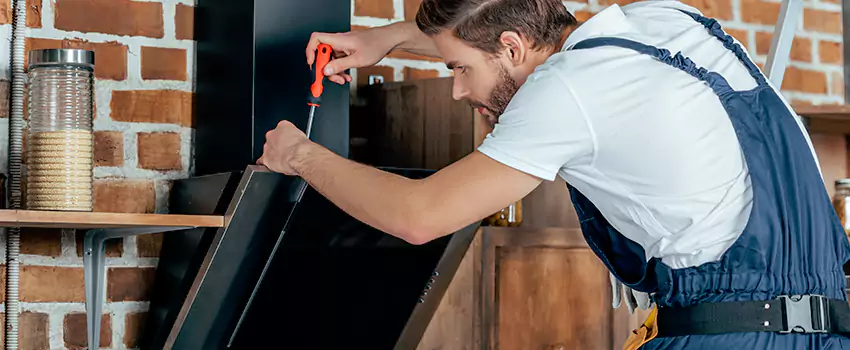 Old Rusted Metal Fireplace Repair And Replacement in Saint Jerome, QC