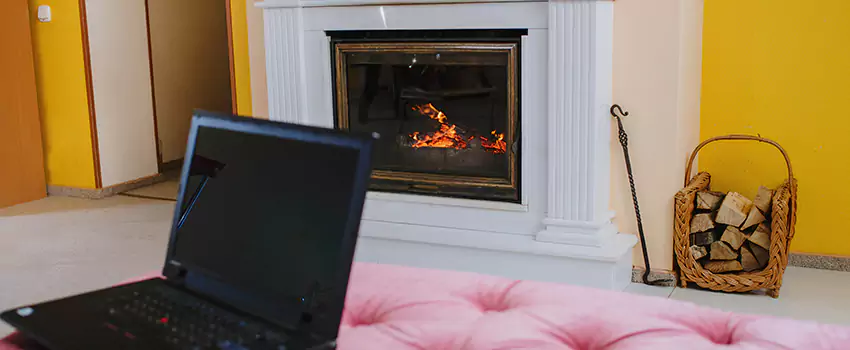 Valor Outdoor Gas Fireplace in Saint Jerome, Quebec